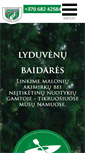 Mobile Screenshot of lyduvenu-baidares.lt